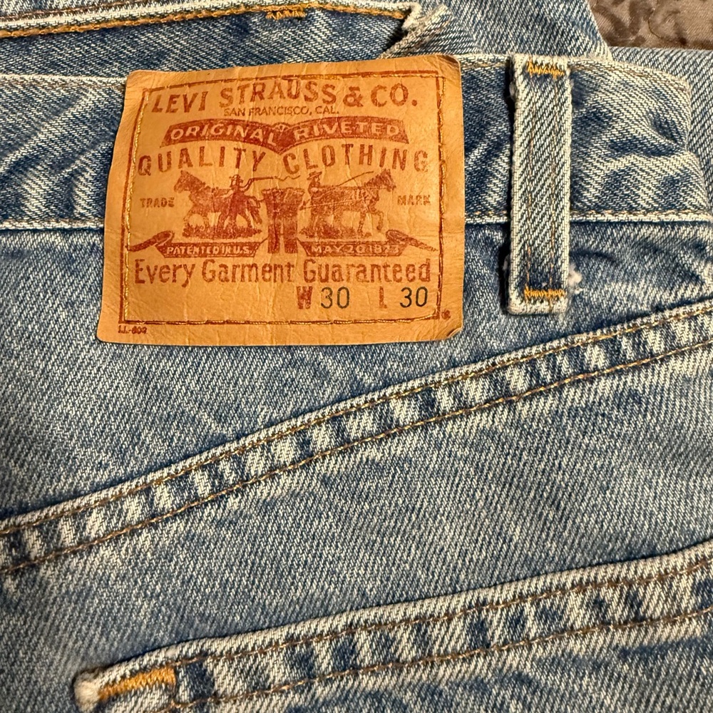 Levi's Light Blue Straight Leg Jeans
